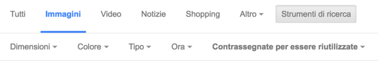 ricerca immagini su google